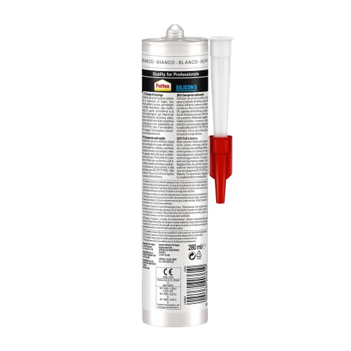 Silicon 5 Universal Cart. 280 ml - Blanco